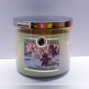 Goose Creek GINGERBREAD MEN Large 3-Wick Candle, 14.5 oz